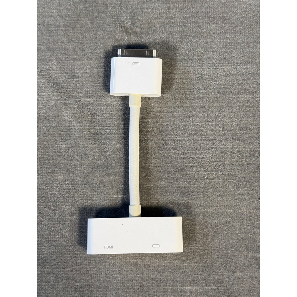 Apple Digital AV Adapter A1388 30-Pin to HDMI White for iPad iPhone iPod